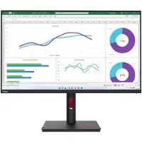 Lenovo ThinkVision T32h-30, 80 cm (31.5"), 2560 x 1440 Pixel, Quad HD, LED, 6 ms, Schwarz