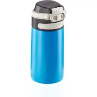 Leifheit Thermobecher Flip 350 ml hellblau