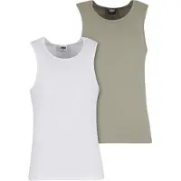 Urban Classics Ribbed Undershirt 2-Pack - 195343