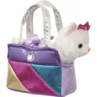 Aurora Fancy Pals Plüschkatze Regenbogen Handtasche Bunt 20 cm