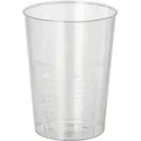 Multi Plastglas 7 cl 60 mm Ø50 mm PS Klar,45 ps x 45 stk/krt