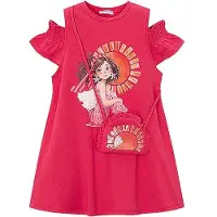 Mayoral Sommerkleid 3941 Rot Regular Fit