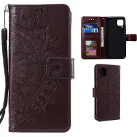CoverKingz Hülle für Samsung Galaxy A12/M12 Handyhülle Flip Case Cover Schutzhülle Mandala