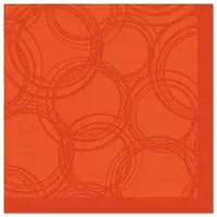 Papstar Servietten "ROYAL Collection" 1/4-Falz 40 cm x 40 cm nektarine "Bubbles" 250 Stück