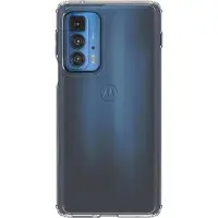 CoverKingz Hülle für Motorola Edge 20 Pro Handyhülle Hybrid Silikon Case Bumper Cover Klar