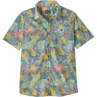 Patagonia - Leichtes, atmungsaktives Hemd aus Bio-Baumwolle – Herren – M's Go To Shirt Moon Tripper Blue Sage - M's Go To Shirt Moon