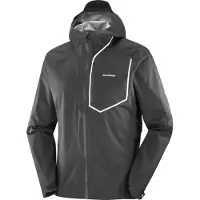 Salomon - Wasserfeste und winddichte Trailjacke &ndash; Herren &ndash; Bonatti Pro Jkt M - Bonatti Pro Jkt M Deep Black für Herren - Größe M -