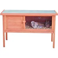 Gebr. De Boon Kaninchenstall 91 cm mit Außengehege und Kunststoff-Schublade als Bausatz