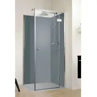 Schulte Decodesign Duschrückwand Farbe Set Eck weiß - Duschkabine