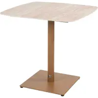 4Seasons Vermmont Esstisch 75x75 cm Keramik/Travertin