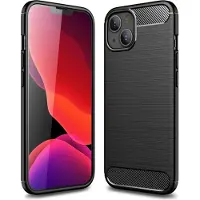 CoverKingz Hülle für Apple iPhone 13 Mini Handyhülle Silikon Case Handy Cover Carbonfarben