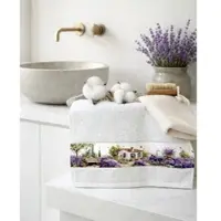 Framsohn Frottier Frottiertuch 'Provence' (Farbe: Weiß / Größe: 50 x 100 cm)