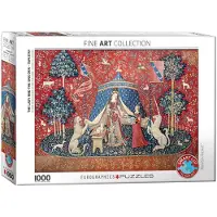 Eurographics Puzzle The Lady and the Unicorn 1000 Teile Puzzle Spiel