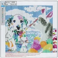 Centrum Diamant-Mosaik 5D - Katze&Hund 30x30 80885
