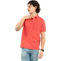 Tommy Hilfiger Poloshirt 1985 MW0MW17770 Korallenfarben Regular Fit