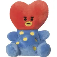 Herma Aurora, 61506, BT21 TATA Palm Pal, 13cm, Eco-Friendly Plüschtier, Rot & Blau