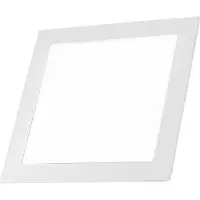 Avizar , LED Panel 18W 20cm modernes Einbau Design, Weiß