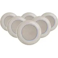 Like. by Villeroy & Boch Frühstücksteller "Dessertteller Perlemor Sand ø 20,1 cm 6er Set beige" Spülmaschinenfest, Mikrowellensicher