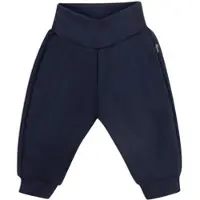 Trigema Jerseyhose "Bequeme Jogginghose mit Bündchen", Jungen, Gr. 92, Normalgrößen, blau (navy), Sweatware, 50% Baumwolle, 50% Polyester, Hosen Jerseyhose