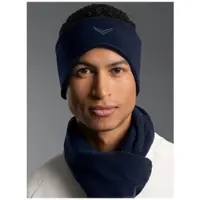 Trigema Stirnband "Fleecestirnband", Damen, Gr. 3, blau (navy), Kunstfaser, Mützen Stirnband