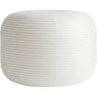 HAY Lampenschirm Paper Shade Donut, Ø 60 cm – ohne Kabelset Donut, weiß / opal, für Wohn- / Esszimmer, Papier / Lunolit / Lunopal, Skandinavisch