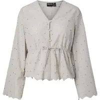 Pieces Pcarmorine Stickerei Bluse | Beige | M