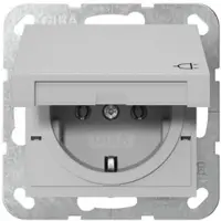 Gira Schutzkontaktsteckdose Typ F 16 Ampere 250 Volt mit Klappdeckel
