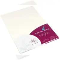G. Lalo 5x Lalo, Packung mit 20 Blatt Papier DIN A4, 125g, Vélin pur Coton - Creme 48700L
