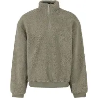 Urban Classics Oversized Teddy Halbzippullover