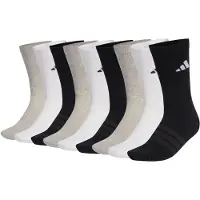 Adidas Unisex Socken, 9er Pack - Cushioned Sportswear Crew Socks, Logo, gepolstert, einfarbig