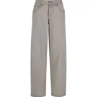 Urban Classics Damen 90er-Jeans mit Mittelbund, hellerer Schmutzwäsche, Größe 26