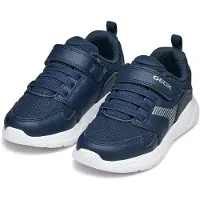 Geox Sneaker "J SPRINTYE BOY", Freizeitschuh, Klettschuh mit elastischen Schnürsenkeln