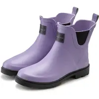 Elbsand Gummistiefelette Boots, Gummistiefel, Schlupfstiefel lila Größe 35