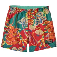 Patagonia Kurze Hose Baggies Shorts Babies Tidal Threads: Tropiclimb Hot Ember-5 jaar