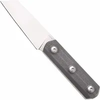 Straight Line Erny ER-T Erny Stonewashed M390, Titanium, Fahrtenmesser