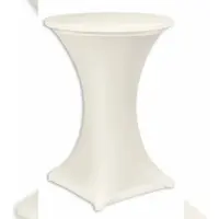 Aurora Stehtischhusse "NIZZA" stretch creme 80 Ø, 2-teilig