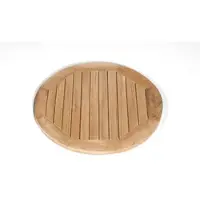 SonnenPartner Natur24 Tischplatte Tunis 70 x 70 cm Teakholz Tisch Platte Top Gartentisch Neu
