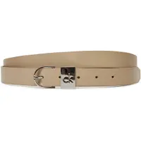 Calvin Klein Damengürtel Ck Loop Rnd Buckle 2.5_Smooth K60K612936 Beige