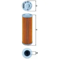 Knecht Ölfilter ox807 Filtereinsatz 130mm für KTM