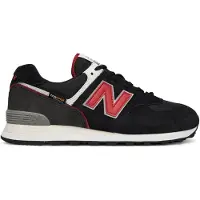 New Balance 574 Wildleder Trainer, Schwarz 41.5 EU