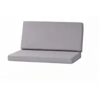 Setgarden Techno Gartenkissen Für Polyrattan Möbel 160 x 50 x 50cm – Kissen für 2 Sitzer Gartensofa 1tlg Grau