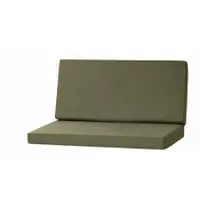 Setgarden Flat Kissen Outdoor Hollywoodschaukel Kissen 140x50x50x7cm Kissen Für 2 Sitzer Schaukel 1tlg Grün