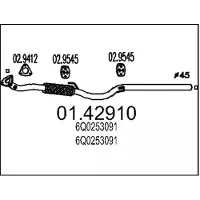 MTS Abgasrohr 01.42910