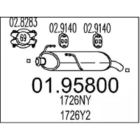 MTS Endschalldämpfer 01.95800
