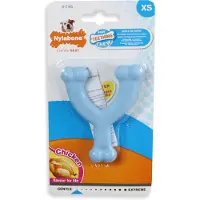 Nylabone Puppy Dental Wishbone - XS - Blau