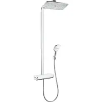Hansgrohe Showerpipe Raindance Select Weiss / chrom KB Raindance E Air 1jet 360mm EcoSmart