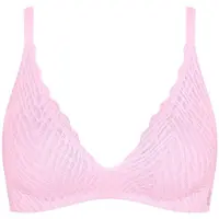 Sloggi Damen Bügelloser BH Blue ZERO Feel Bliss THE UP floralpink - Größe M