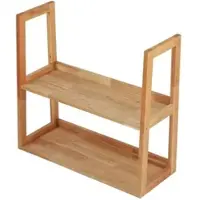 NATUREL Home Ablage 63x58,5x25 cm Walnuss Matt HOMEPOLN2