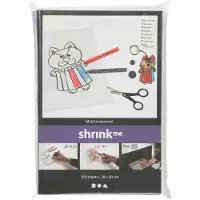 Creotime schrumpffolie matt transparent 30 cm 100 Blatt