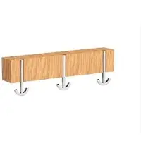 Pieperconcept Wandgarderobe ANCORA TRE Eiche natur geölt